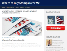 Tablet Screenshot of postage-stamps.net